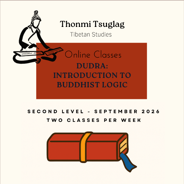Dudra: Introduction to Buddhist Logic — second level, September 2026
